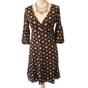 Bcbgmaxazria V-Neck Bubble Sleeve Women’s Dress Size Medium
